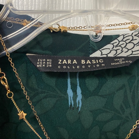 Zara flowy wrap around blouse - Picture 6 of 8